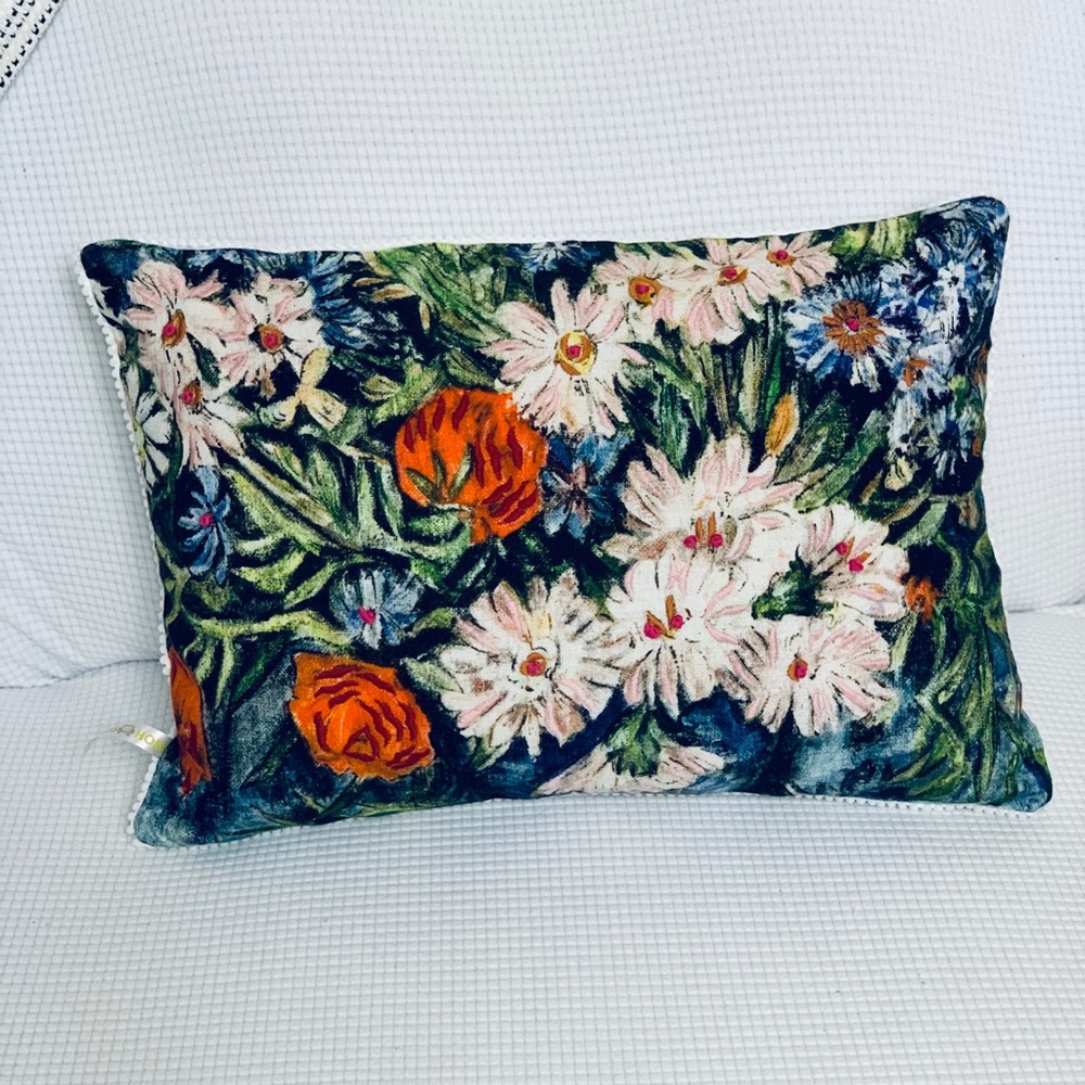 Hand Illustrated throw pillow cover fall decor